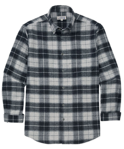 Westport Lifestyle Long Sleeve Field Day Flannel Sport Shirt, Men's Big & Tall