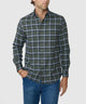 Westport Lifestyle Long Sleeve Field Day Flannel Sport Shirt - Olive