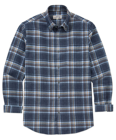Westport Lifestyle Long Sleeve Field Day Flannel Sport Shirt, Men's Big & Tall