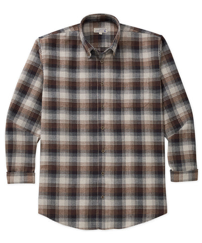 Westport Lifestyle Long Sleeve Field Day Flannel Sport Shirt, Men's Big & Tall