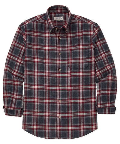 Westport Lifestyle Long Sleeve Field Day Flannel Sport Shirt, Men's Big & Tall