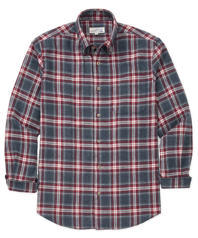Westport Lifestyle Long Sleeve Field Day Flannel Sport Shirt, Men's Big & Tall