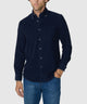 Westport Lifestyle Long Sleeve Tidewashed Corduroy Sport Shirt - Navy