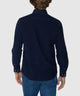 Westport Lifestyle Long Sleeve Tidewashed Corduroy Sport Shirt - Navy
