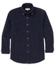 Westport Lifestyle Long Sleeve Tidewashed Corduroy Sport Shirt - Navy