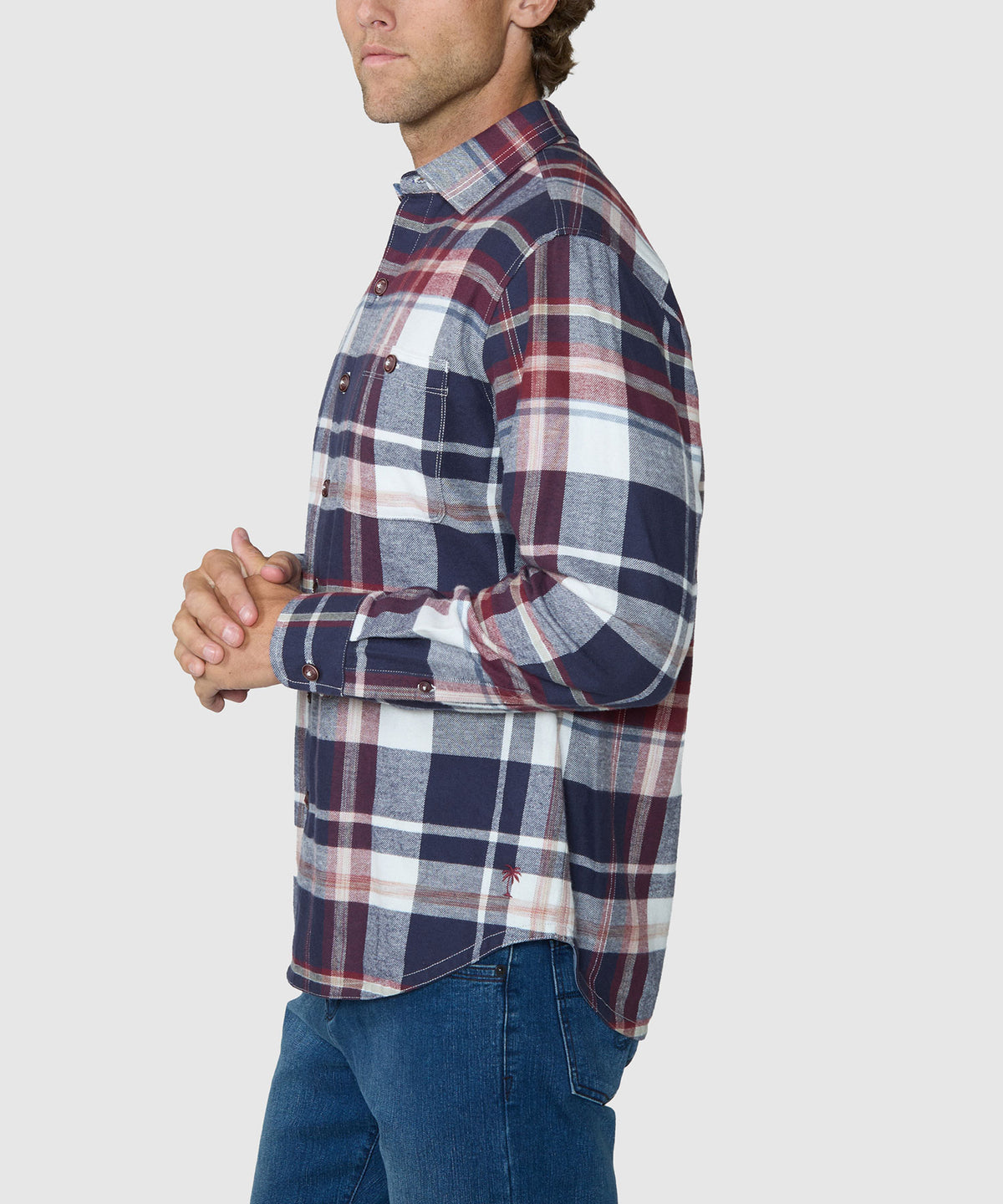 Tommy Bahama Long Sleeve Button-Down Collar Sport Shirt, Men's Big & Tall