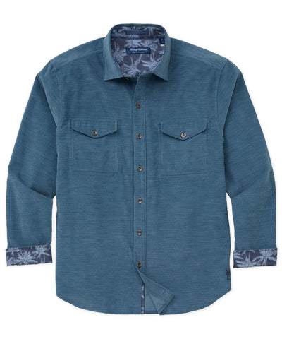 Tommy Bahama Long Sleeve Button-Down Collar Sport Shirt, Men's Big & Tall
