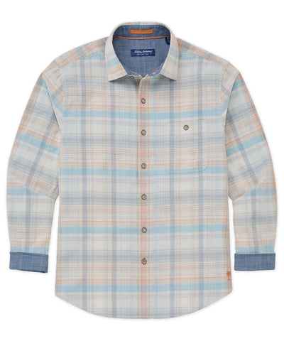 Tommy Bahama Long Sleeve Coastline Cord Truly Check Sport Shirt, Men's Big & Tall