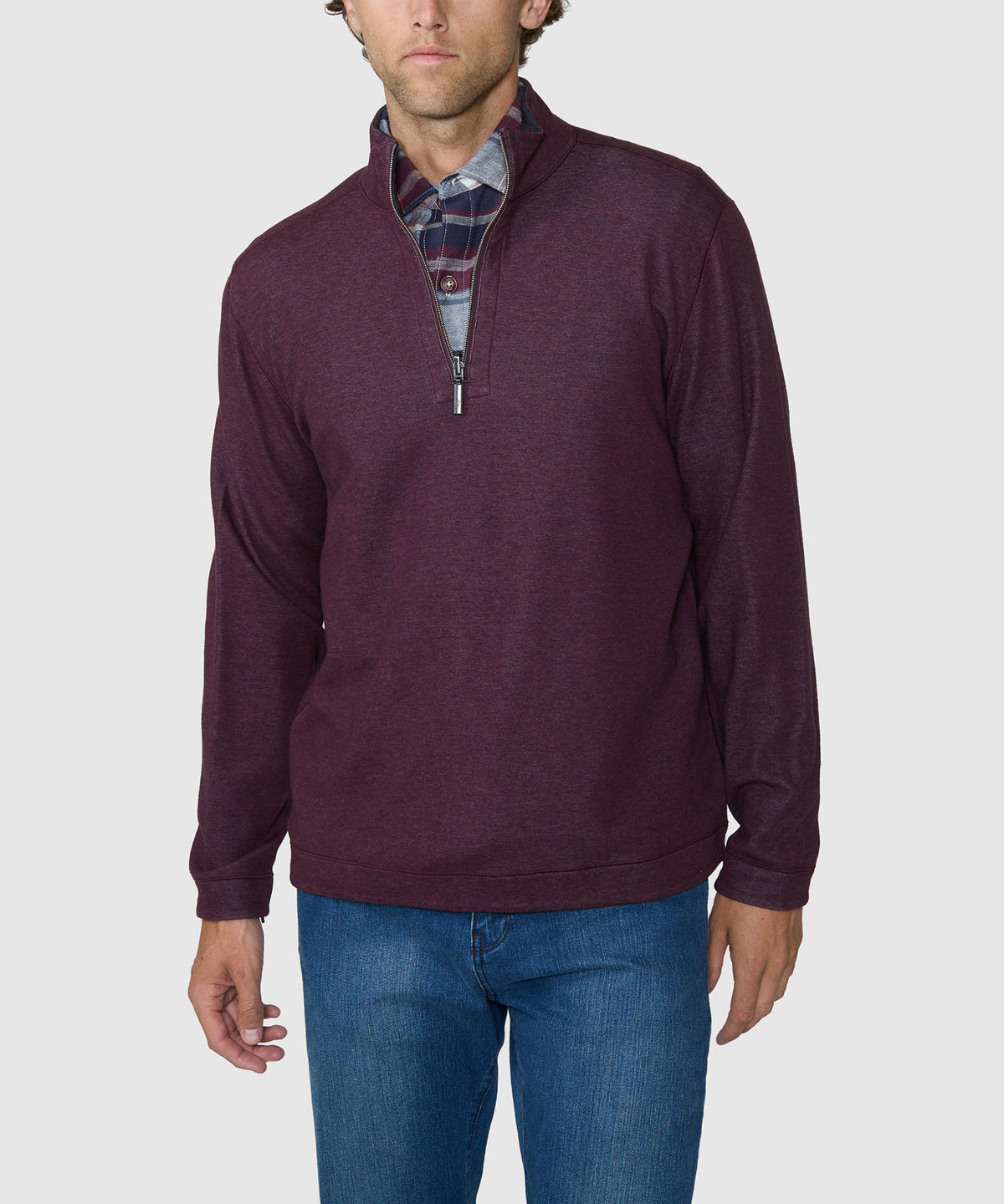 Tommy Bahama Long Sleeve Flipview Half-Zip Pullover, Men's Big & Tall