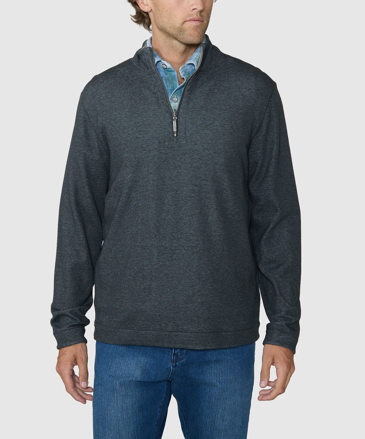 Tommy Bahama Long Sleeve Flipview Half-Zip Pullover, Men's Big & Tall