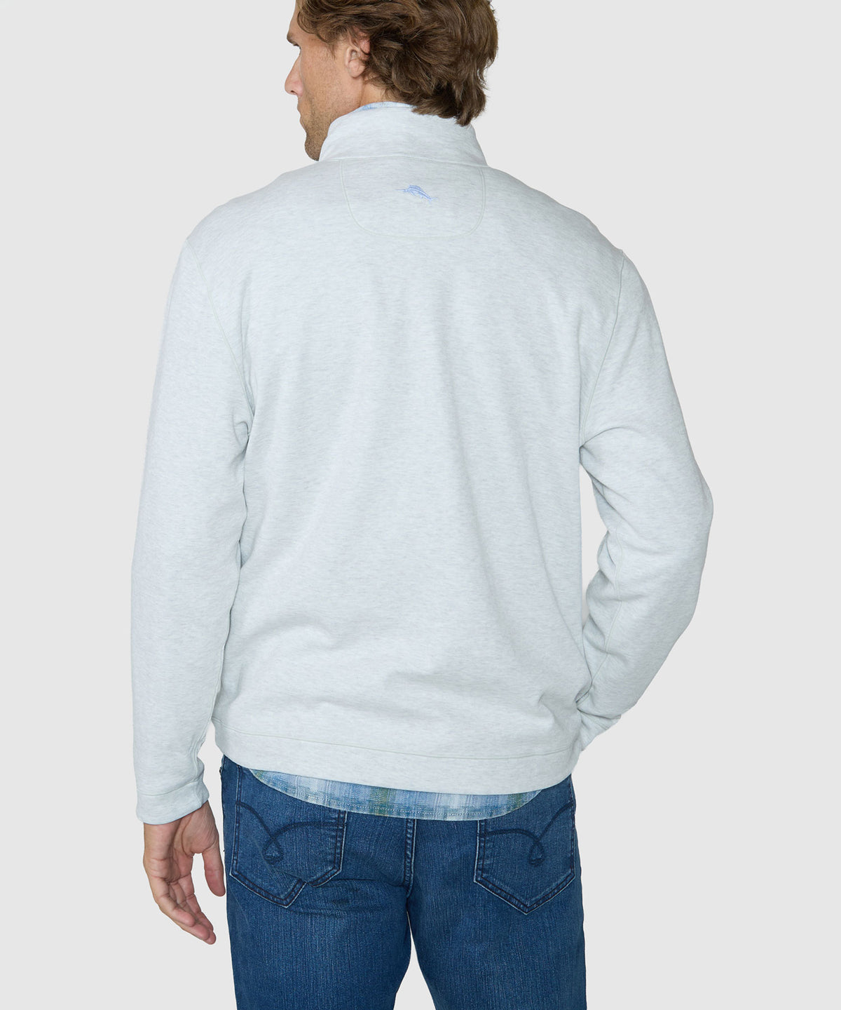 Tommy Bahama Long Sleeve Flipview Half-Zip Pullover, Men's Big & Tall