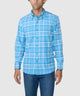 Westport No-Tuck Long Sleeve Button-Down Collar Stretch Performance Plaid Sport Shirt