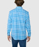 Westport No-Tuck Long Sleeve Button-Down Collar Stretch Performance Plaid Sport Shirt