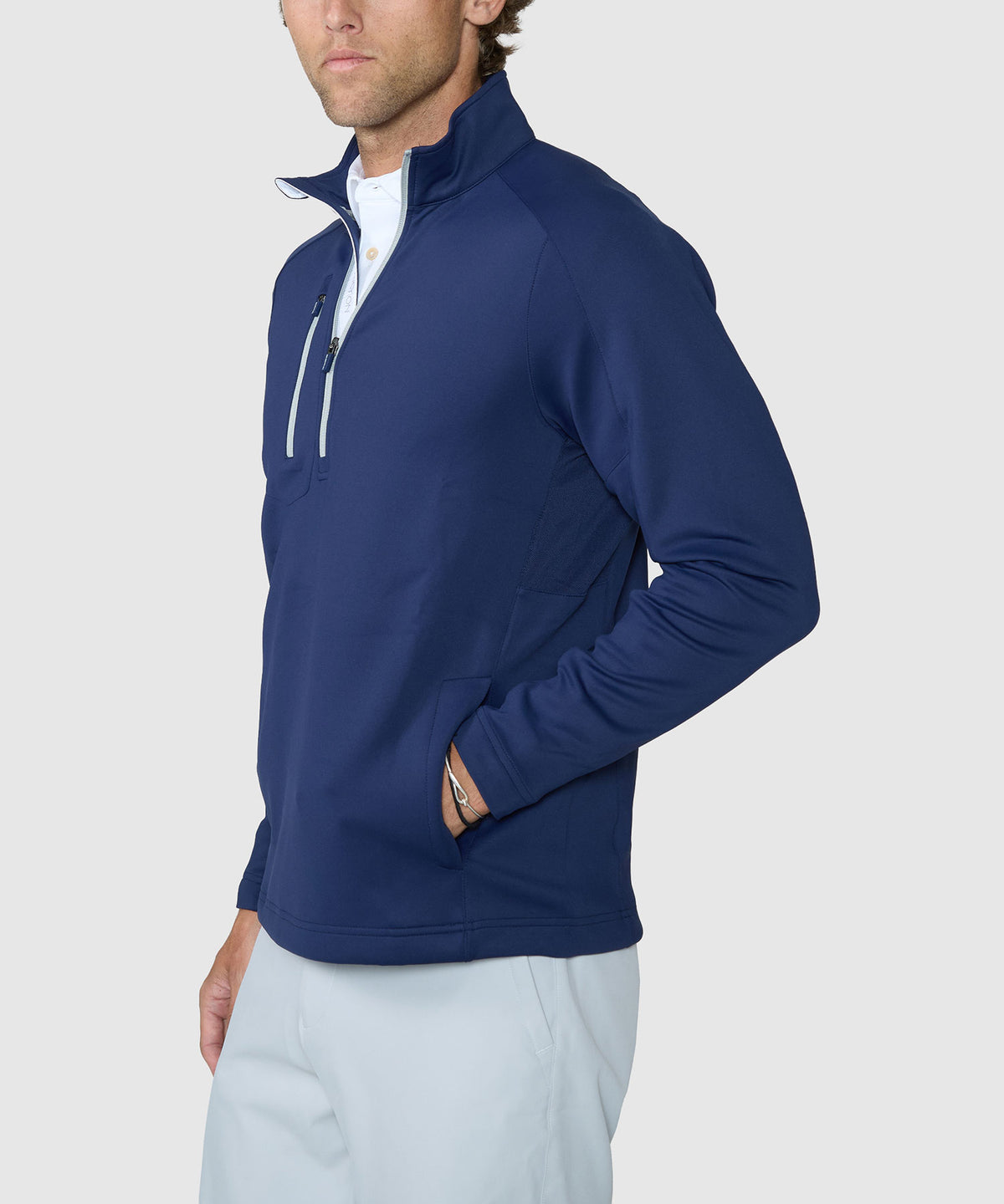 Zero Restriction Z500 Quarter-Zip - Navy, Men's Big & Tall