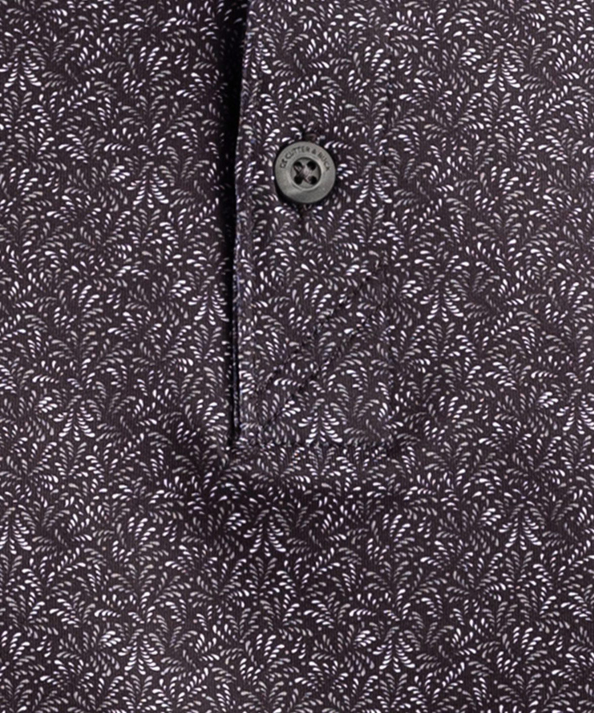 Cutter & Buck Short Sleeve Pike Recycled Fern Print Polo, Men's Big & Tall
