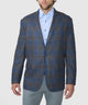 Westport Black Two Button Plaid Sport Coat