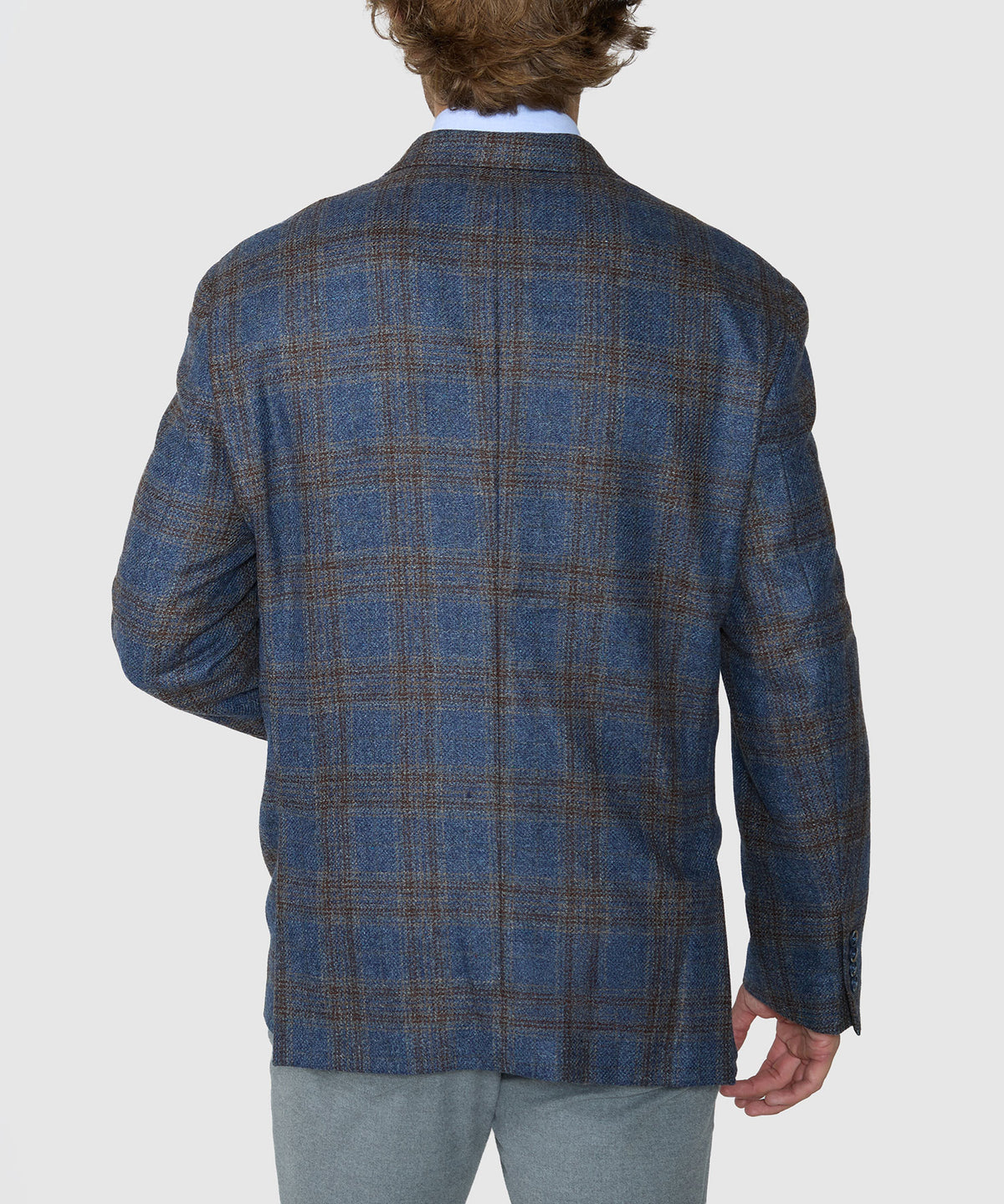 Westport Black Two Button Plaid Sport Coat, Men's Big & Tall
