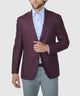 Westport Black Two Button Windowpane Sport Coat