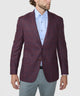 Westport Black Two Button Windowpane Sport Coat