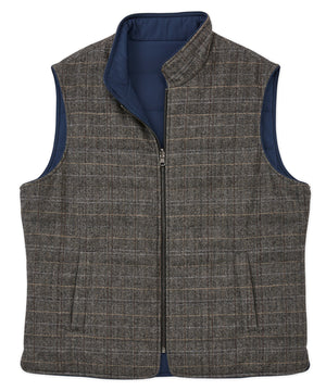 Westport Black Reversible Quilted Vest