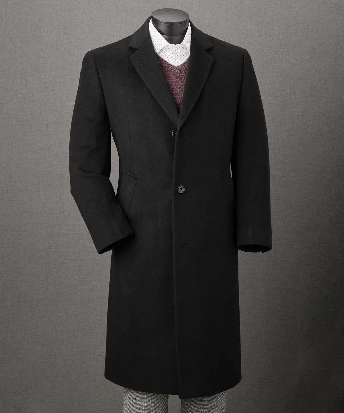 Westport 1989 Cashmere Blend Top Coat, Men's Big & Tall