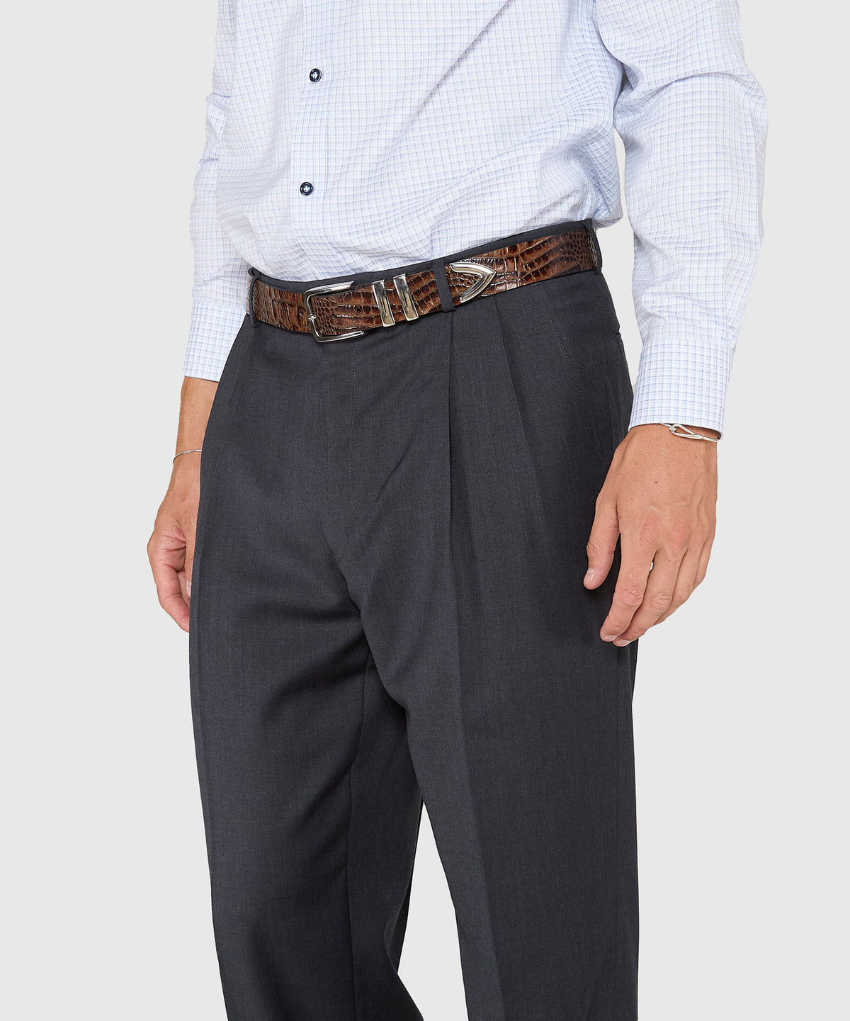 Ballin Pleated Gabardine Trousers, Men's Big & Tall