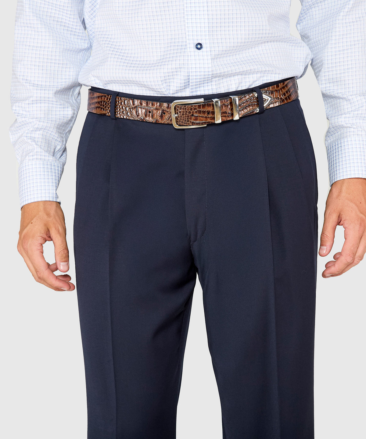 Ballin Pleated Gabardine Trousers, Men's Big & Tall