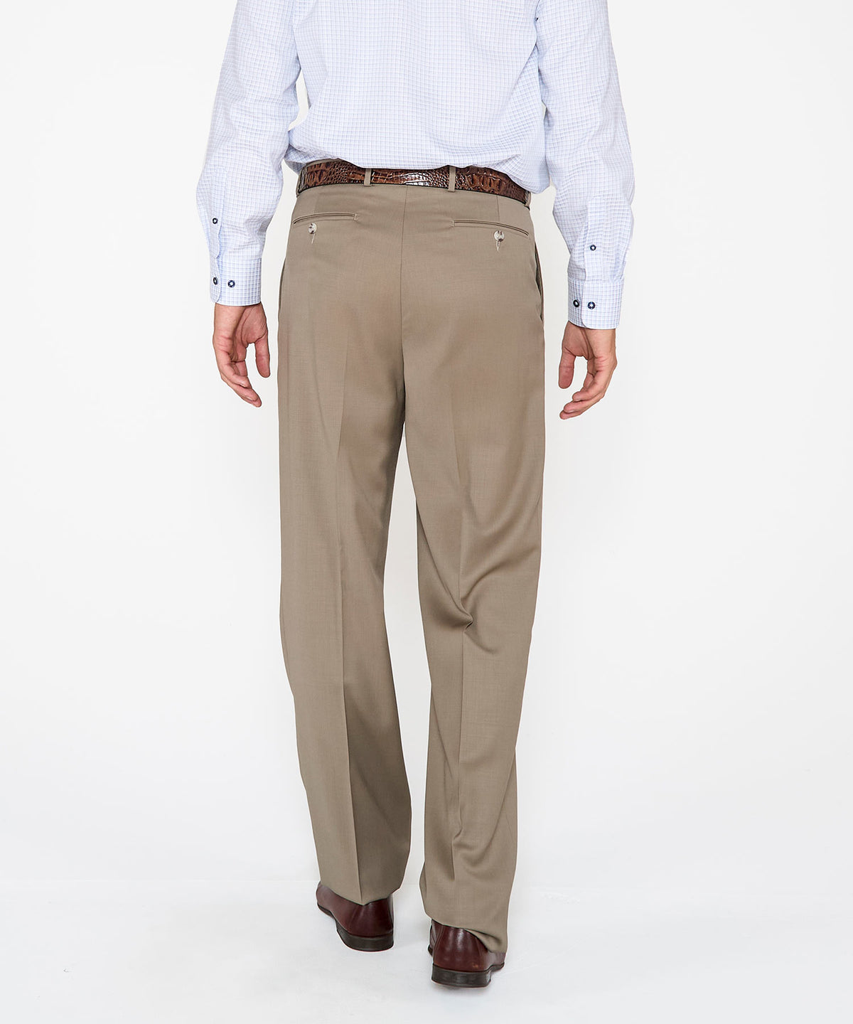 Ballin Pleated Gabardine Trousers, Men's Big & Tall