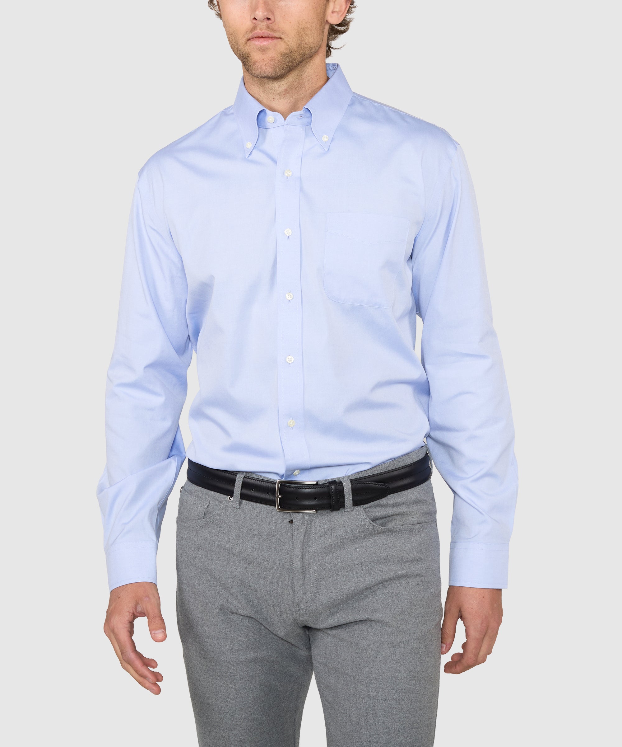 Men's Big & Tall Wilkes & Riley Button-Down Dress Shirt Pink / 18.5" / 36/37 T Men's Big & Tall Wilkes & Riley Button-Down Dress Shirt Pink / 18.5" / 36/37 T