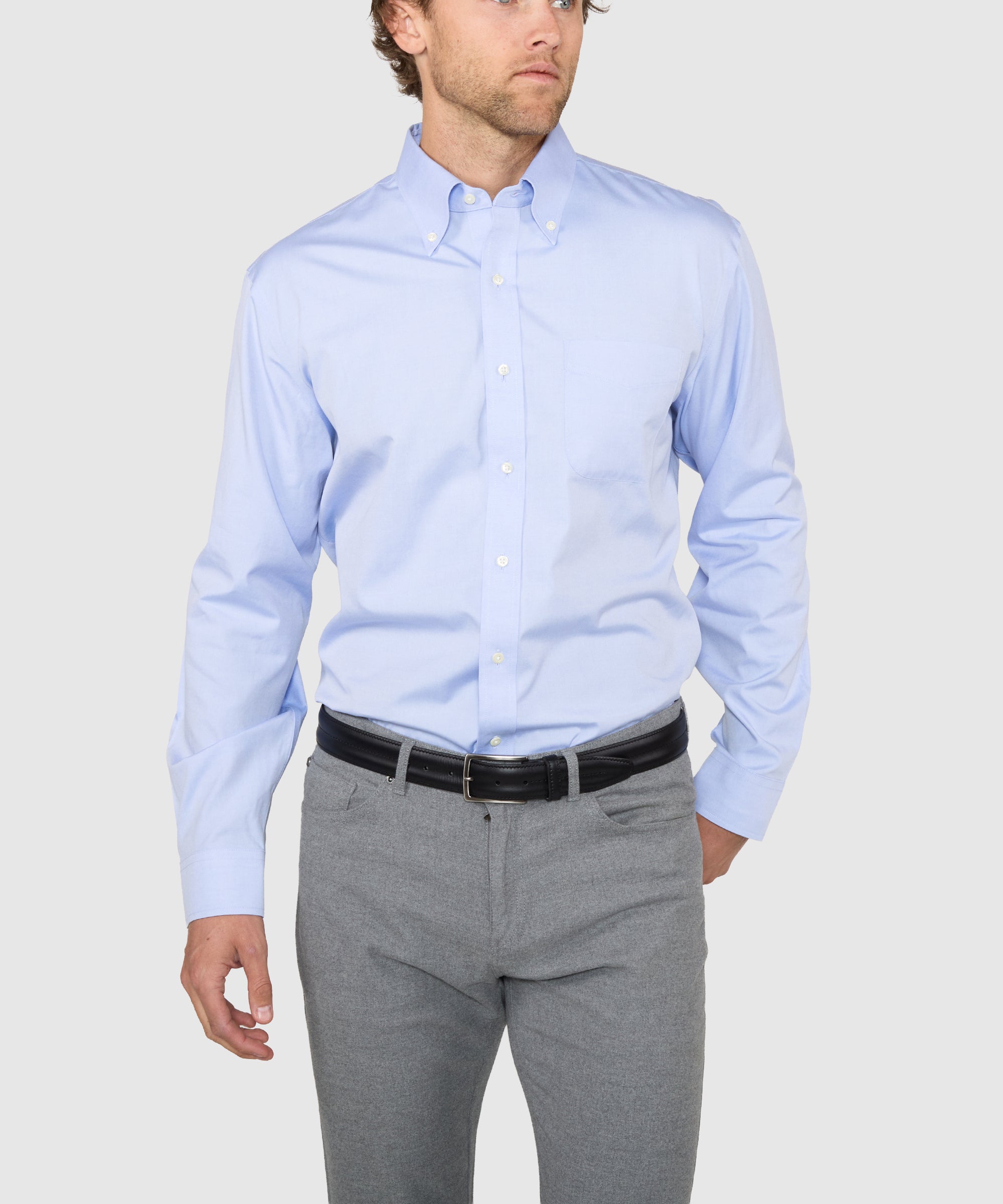 Men's Big & Tall Wilkes & Riley Button-Down Dress Shirt Pink / 18.5" / 36/37 T Men's Big & Tall Wilkes & Riley Button-Down Dress Shirt Pink / 18.5" / 36/37 T
