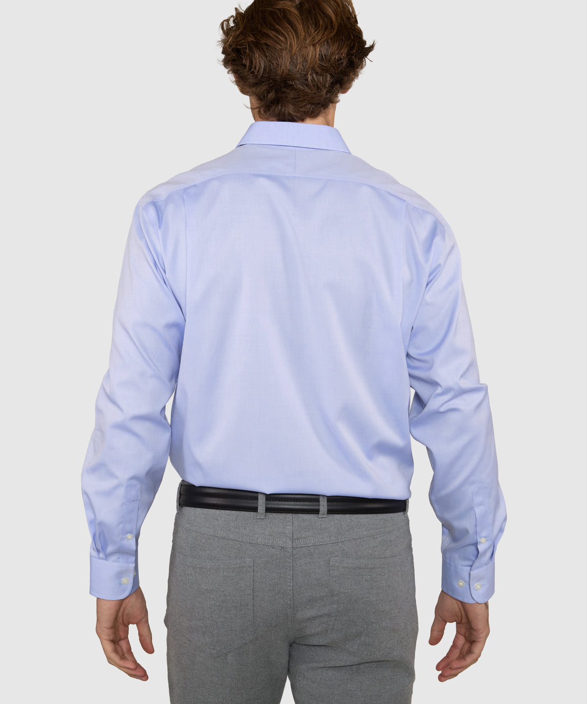 Men's Big & Tall Wilkes & Riley Spread Collar Dress Shirt Lavender / 22