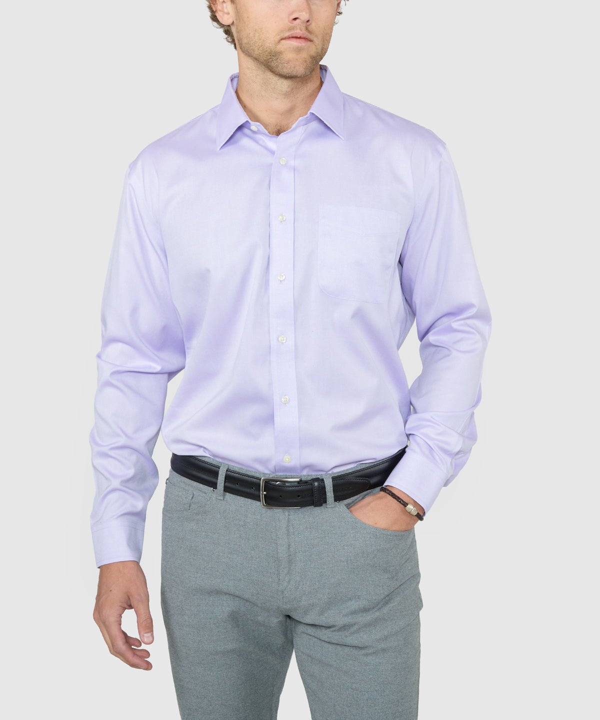 Wilkes & Riley Spread Collar Dress Shirt, Men's Big & Tall