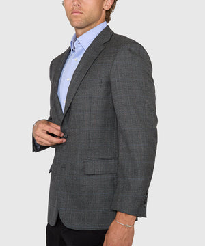 Westport 1989 Two-Button Plaid Sport Coat