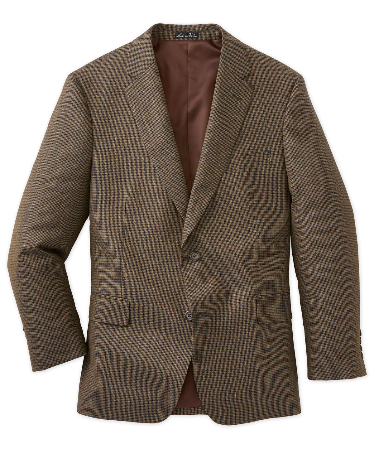 Westport 1989 Two-Button Houndstooth Sport Coat, Big & Tall