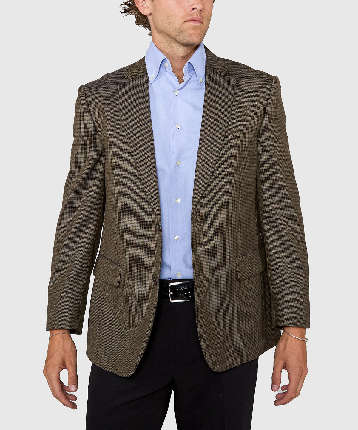 Westport 1989 Two-Button Houndstooth Sport Coat, Men's Big & Tall
