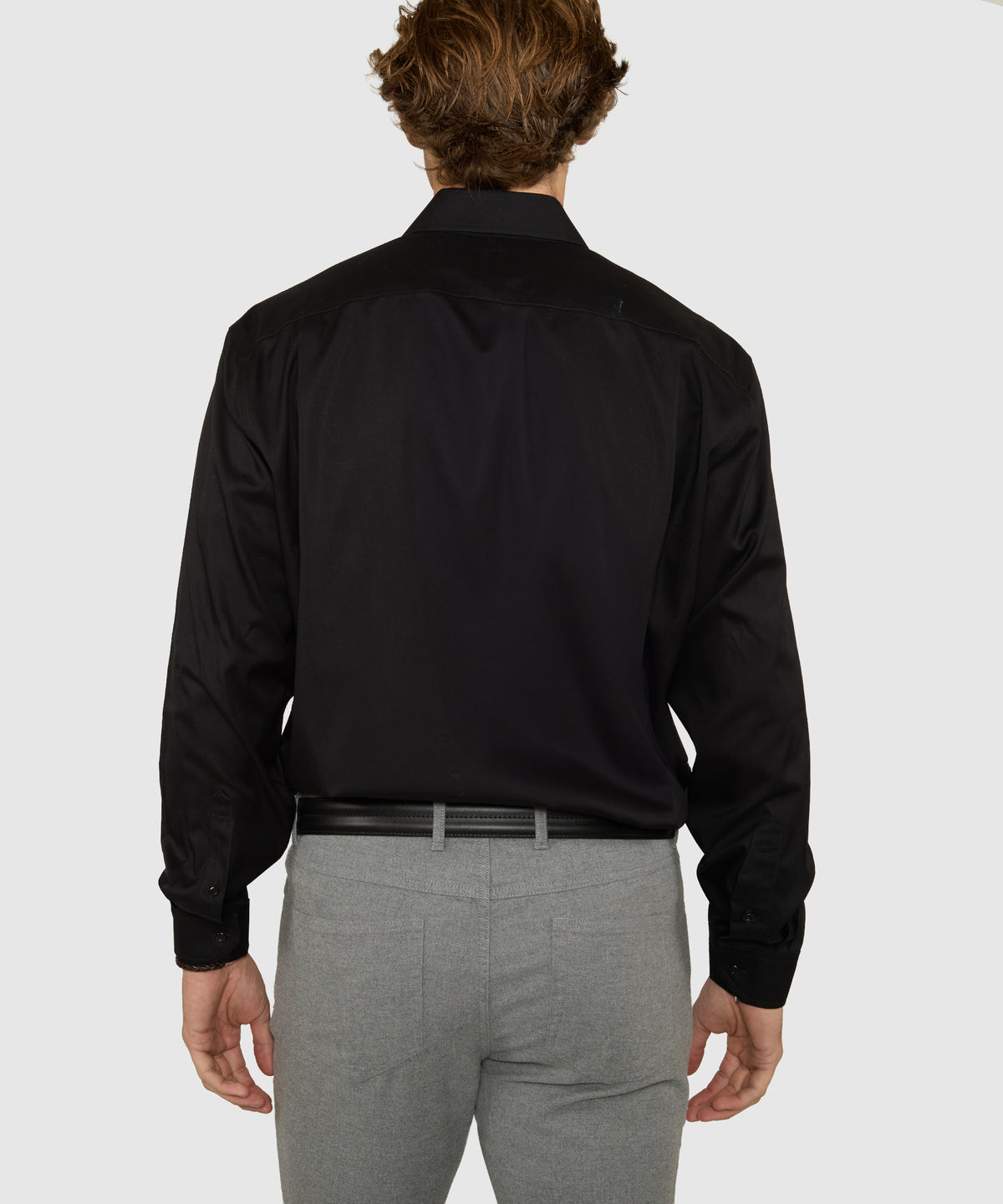 Wilkes & Riley Poplin Spread Collar Dress Shirt, Men's Big & Tall