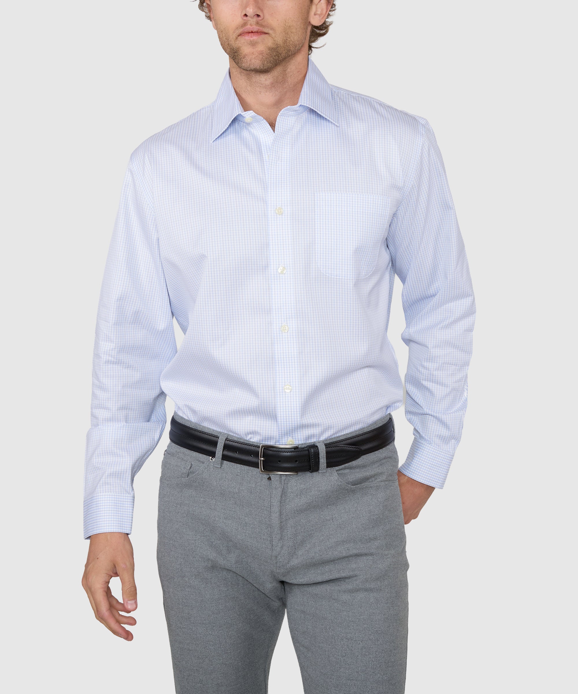 dobby dress shirts Wrinkle-free Dobby Dress Shirt For Men