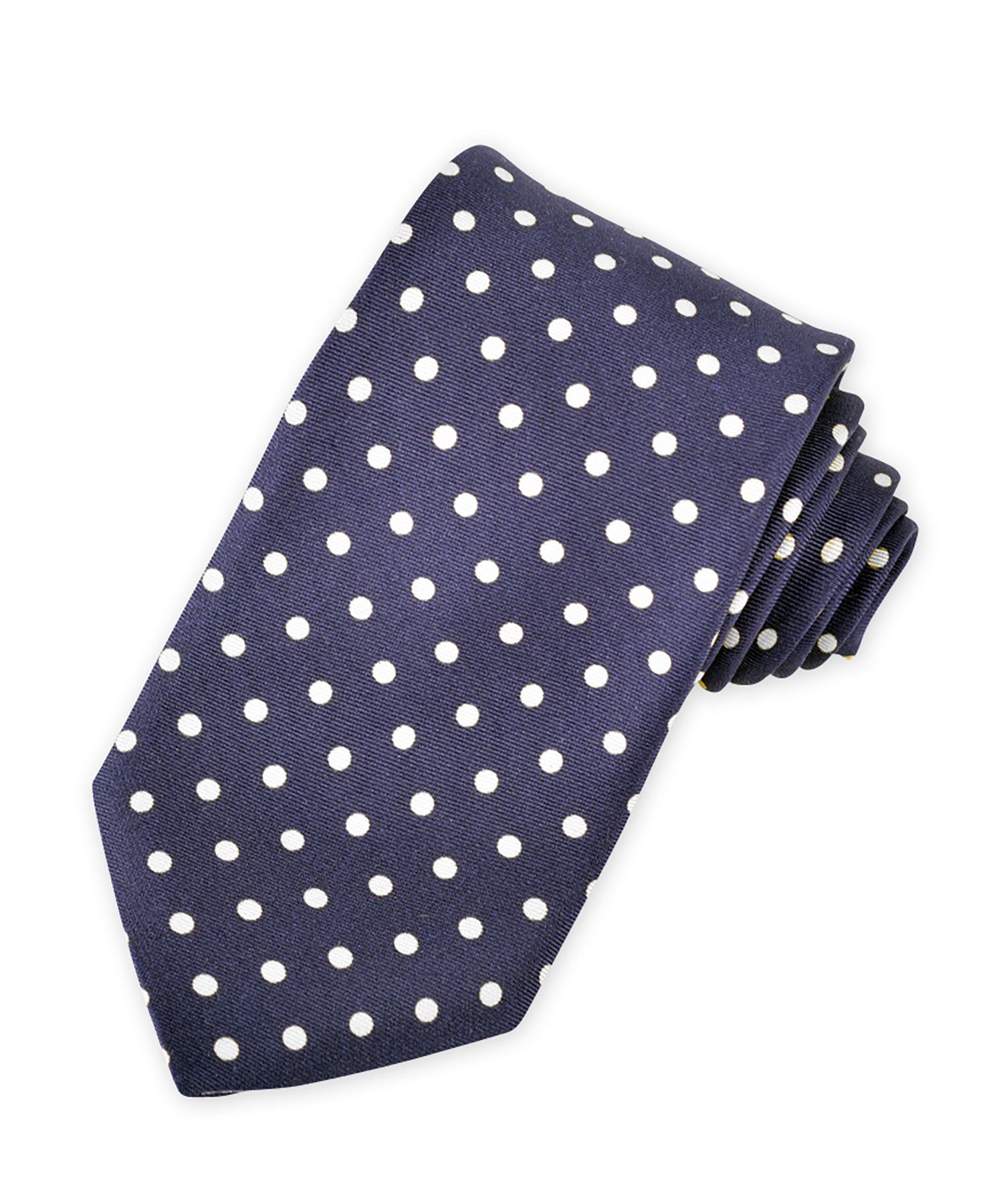 Westport Black Italian Silk Dot Tie, Men's Big & Tall