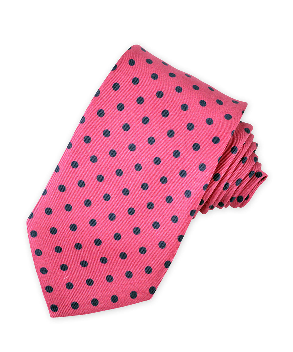 Westport Black Italian Silk Dot Tie, Men's Big & Tall