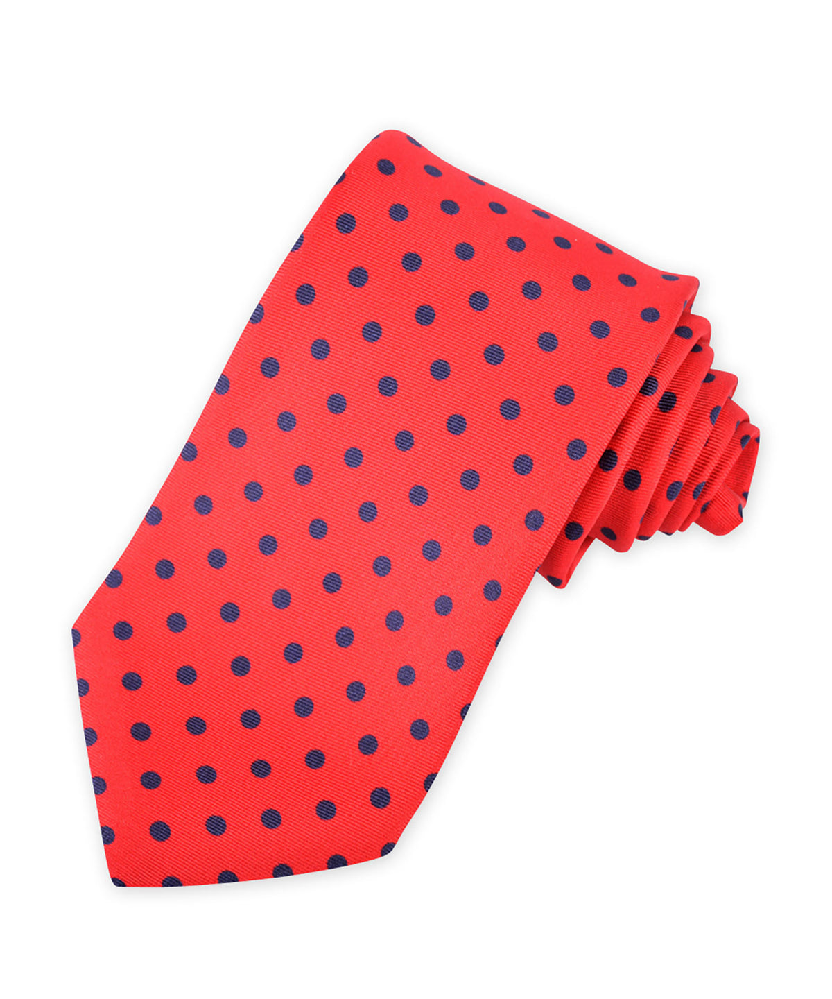 Westport Black Italian Silk Dot Tie, Men's Big & Tall