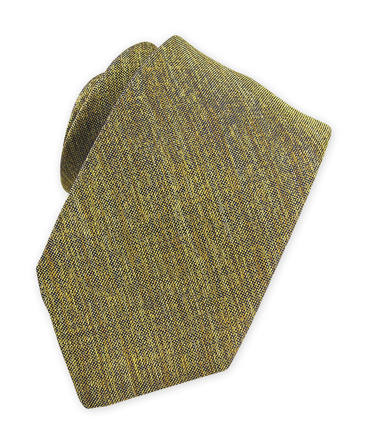 Westport Black Solid Woven Melange Tie, Men's Big & Tall