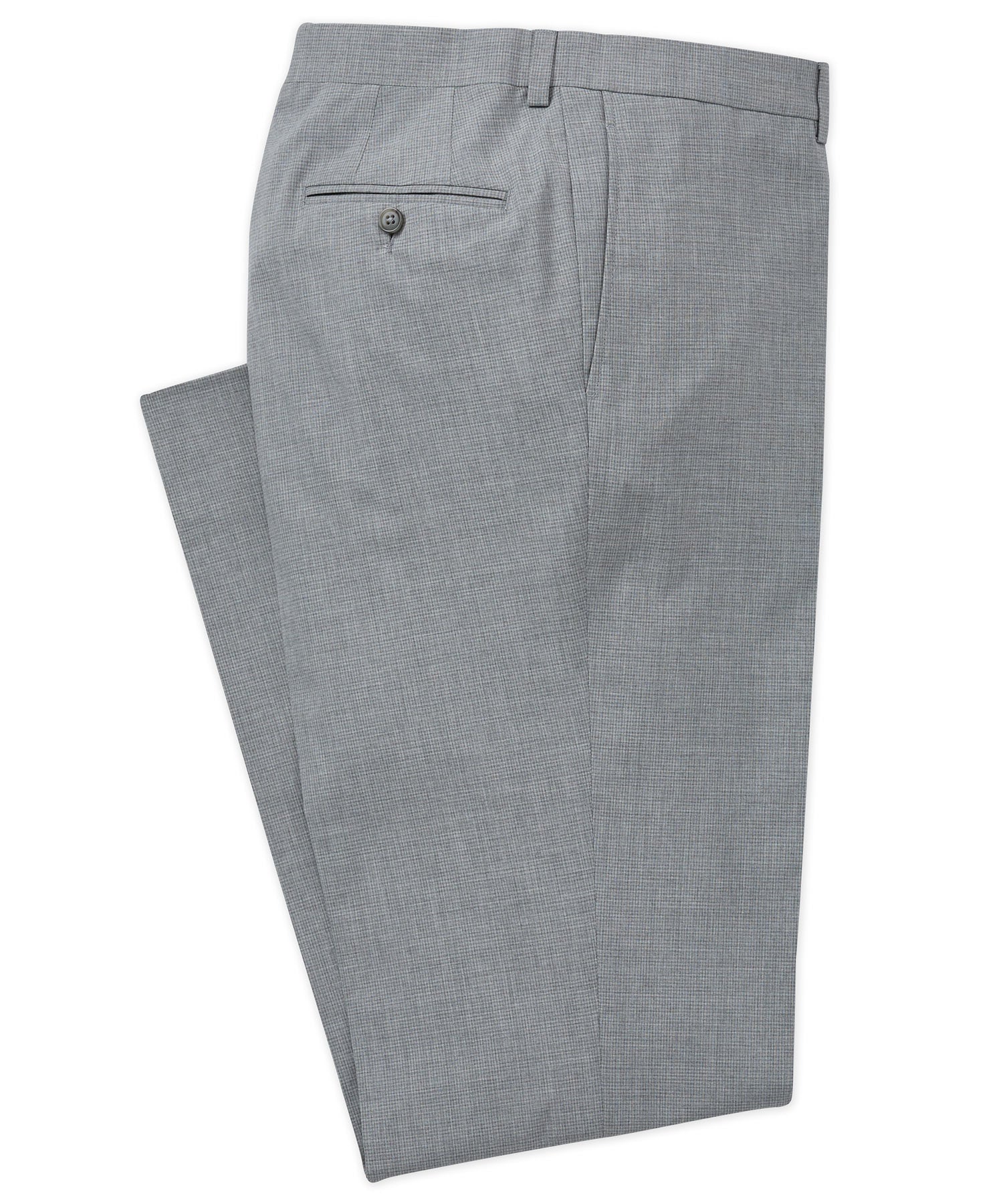 Jack Victor Riviera Flat Front Check Patterned Dress Pants, Men's Big & Tall