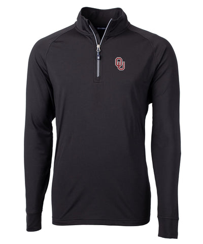 Cutter & Buck University of Oklahoma Sooners Long Sleeve Quarter-Zip Pullover, Men's Big & Tall