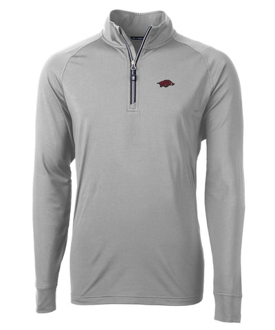 Cutter & Buck University of Arkansas Razorbacks Long Sleeve Quarter-Zip Pullover, Men's Big & Tall