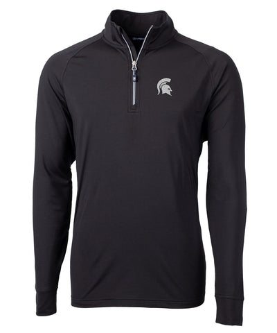 Cutter & Buck Michigan State Spartans Long Sleeve Quarter-Zip Pullover, Men's Big & Tall