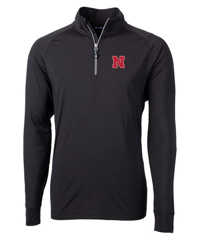 Cutter & Buck University of Nebraska-Lincoln Cornhuskers Long Sleeve Quarter-Zip Pullover, Men's Big & Tall