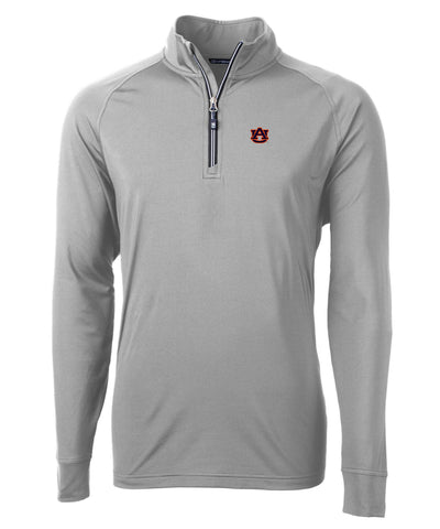 Cutter & Buck Auburn University Tigers Long Sleeve Quarter-Zip Pullover, Men's Big & Tall