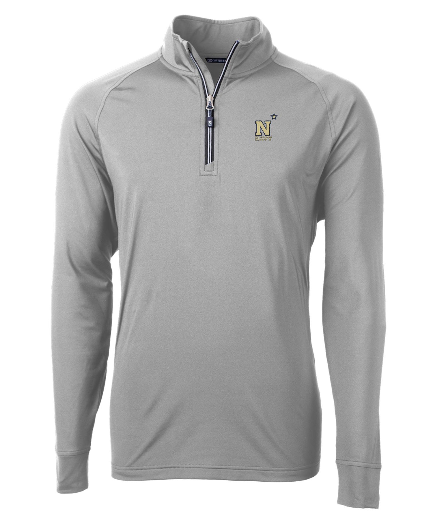 Cutter & Buck United States Naval Academy Midshipmen Long Sleeve Quarter-Zip Pullover, Men's Big & Tall