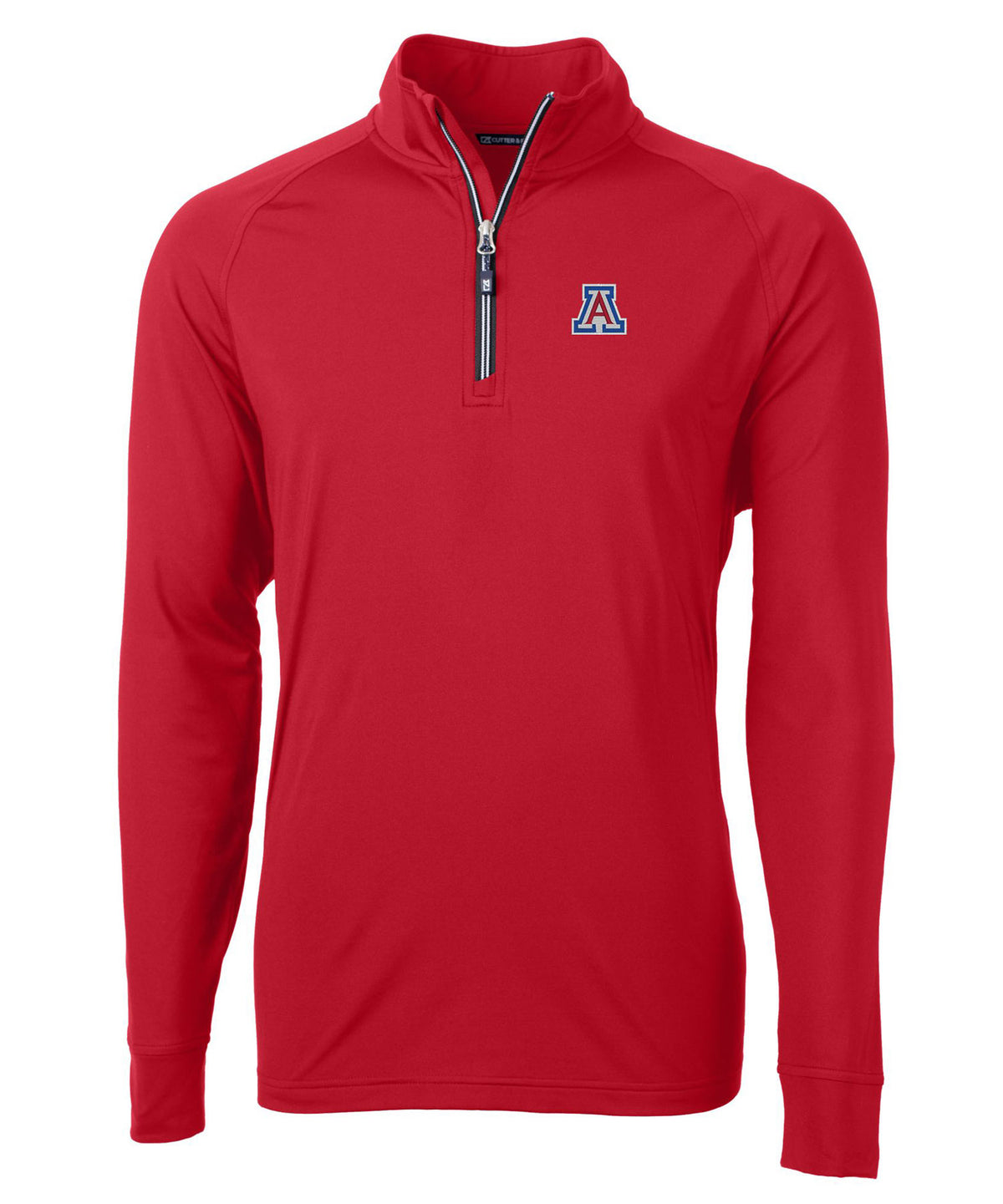 Cutter & Buck University of Arizona Wildcats Long Sleeve Quarter-Zip Pullover, Men's Big & Tall