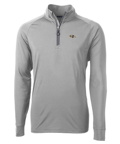 Cutter & Buck Baltimore Ravens Long Sleeve Quarter-Zip Pullover, Men's Big & Tall